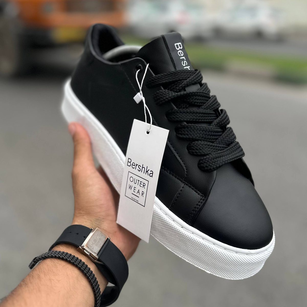 ونس Bershka مشکی سفید(1436)