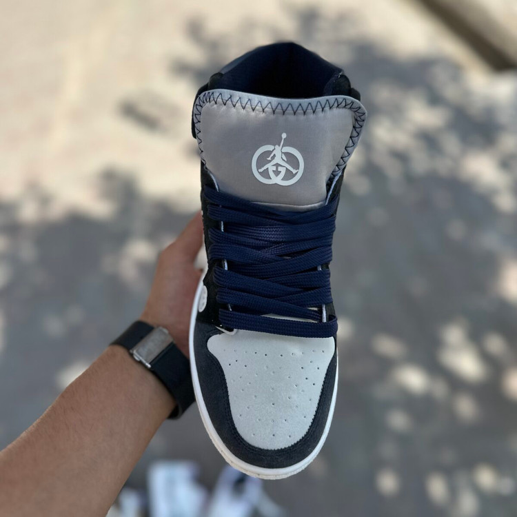 Air jordan 1 GUCCI سرمه ای ساقدار برتا کد(1535)