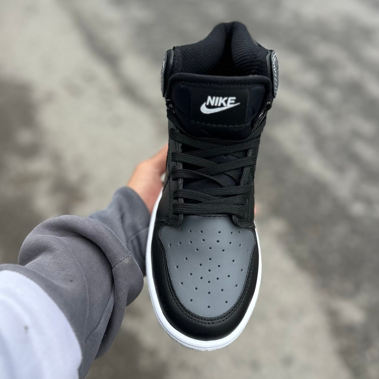 Air Jordan 1 ساق مشکی پشت طوسی کد(1495)