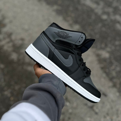 Air Jordan 1 ساق مشکی پشت طوسی کد(1495)