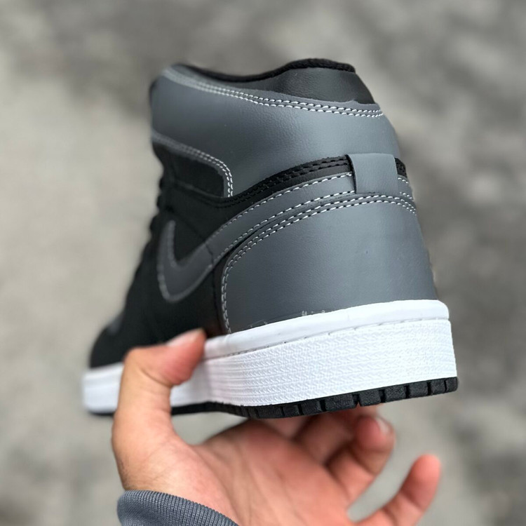 Air Jordan 1 ساق مشکی پشت طوسی کد(1495)