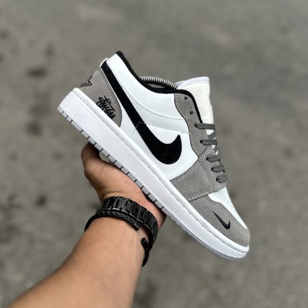 Air Jordan 1 Low 2 طوسی سفید آراکس کد(1571)