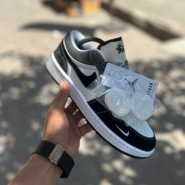Air Jordan 1 Low 2 پاندا طوسی آراکس کد(1570)