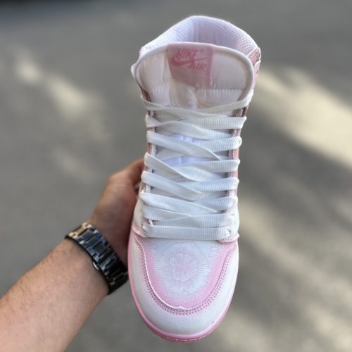 Jordan 1 ساقدار کاستوم صورتی کد(1563)