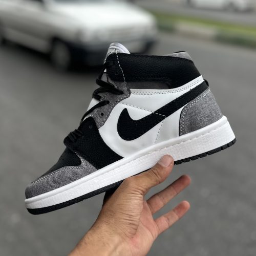 Air Jordan 1 ساقدار چینی🇨🇳طوسی مشکی کد(1397)