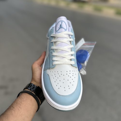 Air jordan 1 آبی سفید کد(1299)