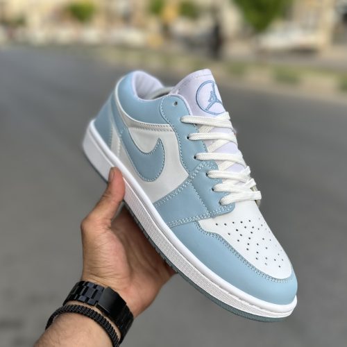 Air jordan 1 آبی سفید کد(1299)