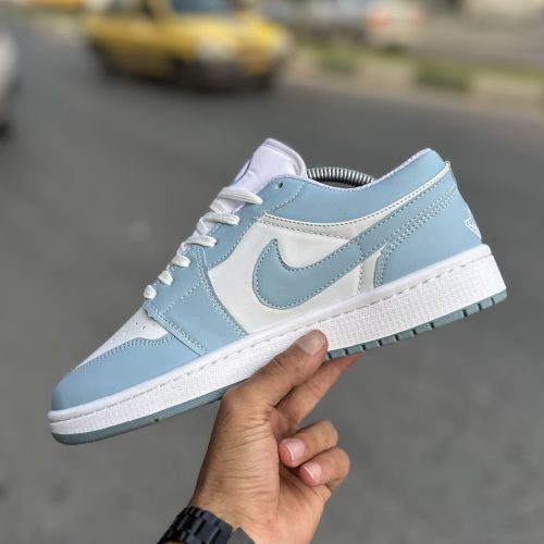 Air jordan 1 آبی سفید کد(1299)