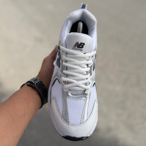 Newbalance 530 سفید مشکی زیره Pu