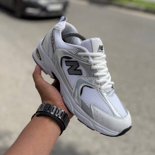 Newbalance 530 سفید مشکی زیره Pu