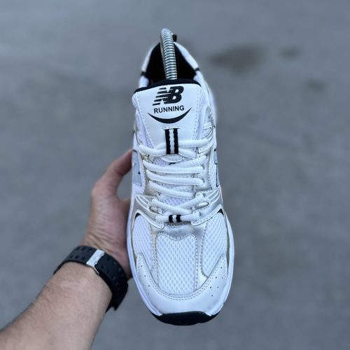 NewBalance 530( سفید مشکی)(کد38)
