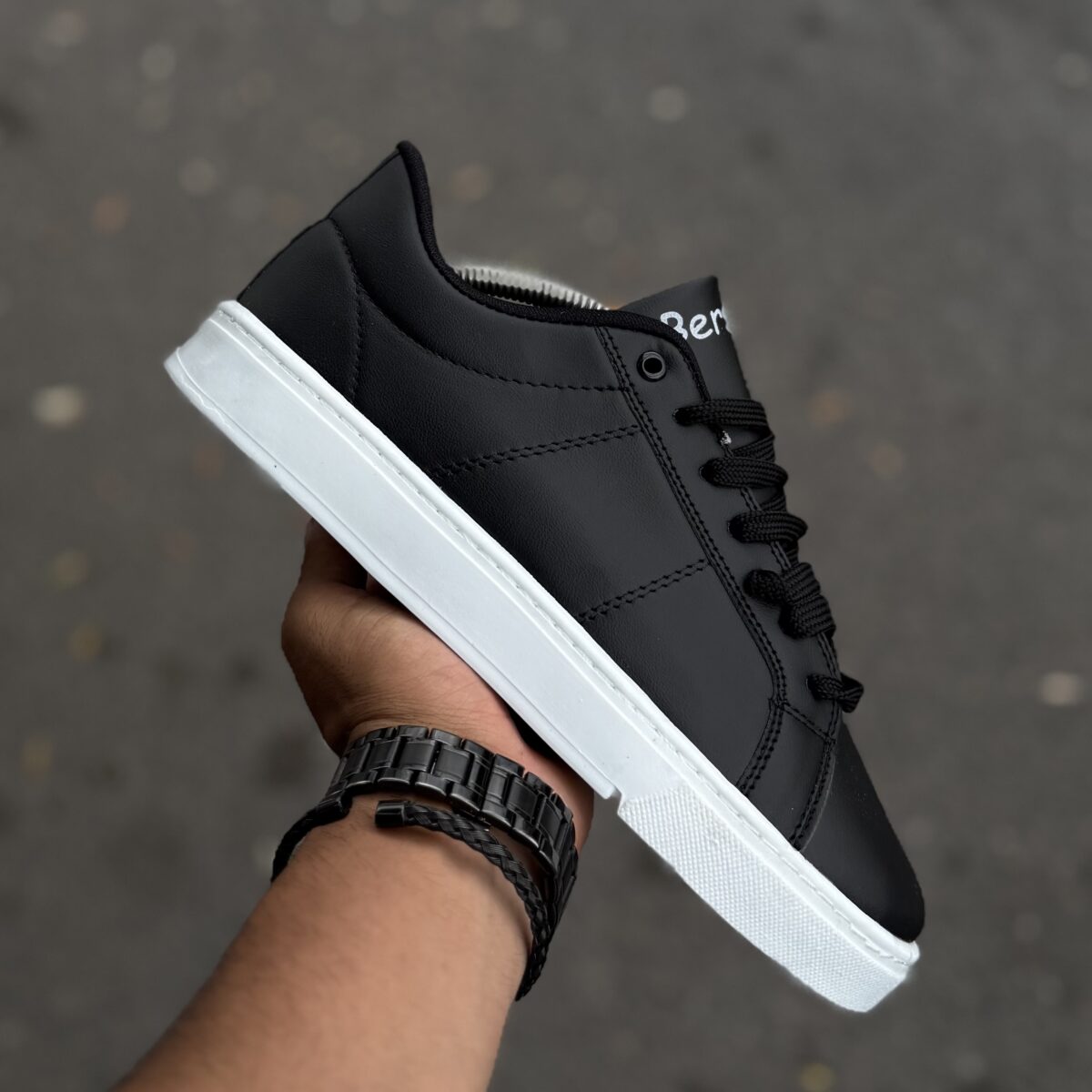 ونس Bershka Classic مشکی زیره سفید آف  کد(1426)