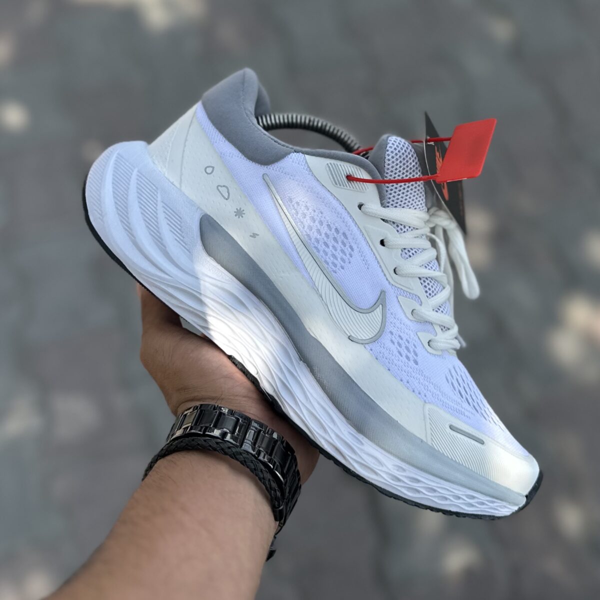 Nike Zoom M2🇨🇳 تمام سفید کد(1575)