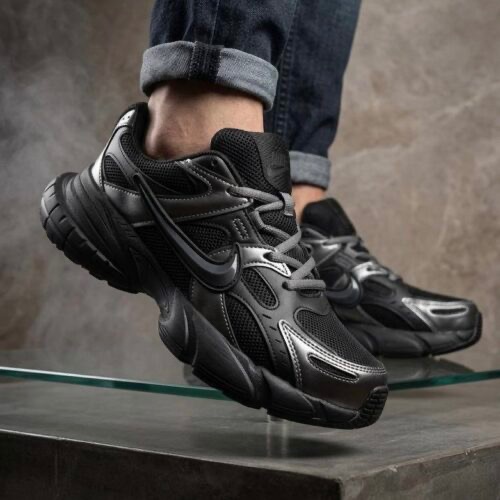 Nike Vomero5🇨🇳 مشکی طوسی کد(1551)