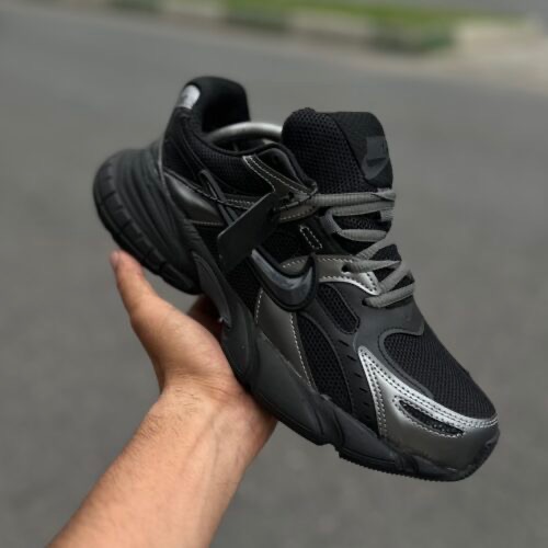Nike Vomero5🇨🇳 مشکی طوسی کد(1551)