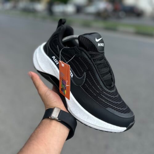 Nike Air Max 🇨🇳 مشکی زیره سفید کد(1499)