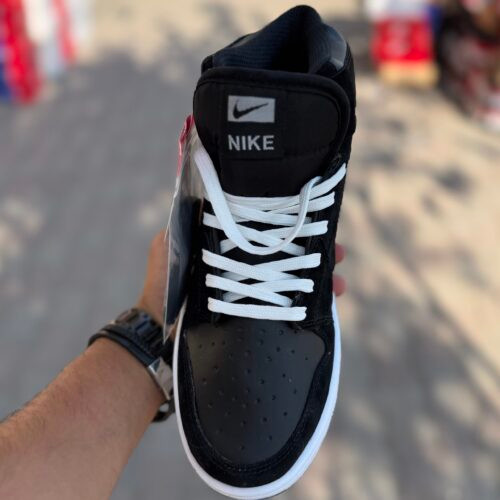 Air Jordan 1 ساقدار مشکی مخمل کد(1667)