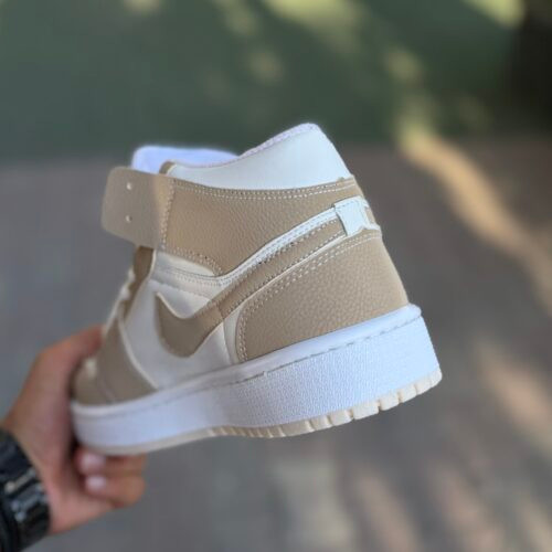 Air Jordan 1 ساقدار نسکافه ای کد(1673)