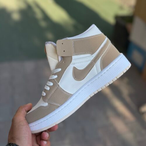 Air Jordan 1 ساقدار نسکافه ای کد(1673)