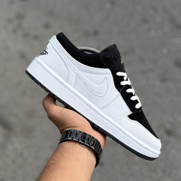 Air Jordan 1 Low سفید کله مشکی (1738)