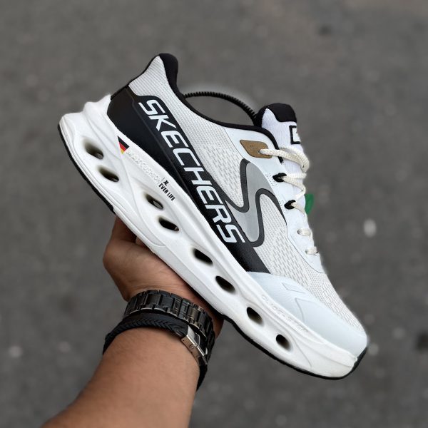 Skechers Xl🇨🇳 زیره تونلی تمام سفید کد(1724)