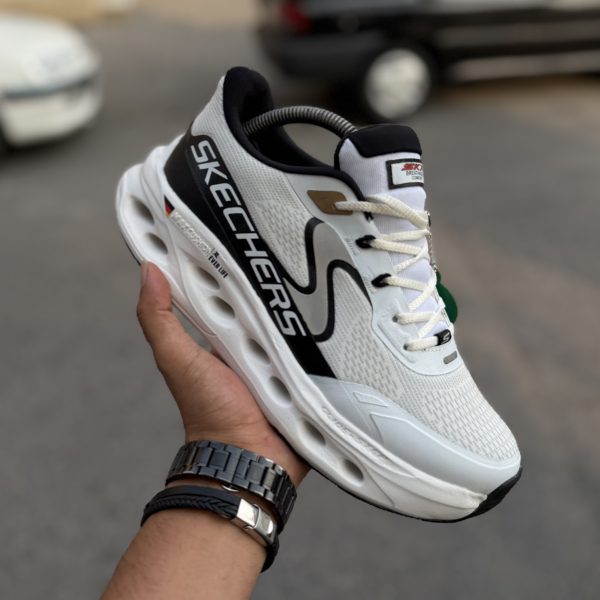 Skechers Xl🇨🇳 زیره تونلی تمام سفید کد(1724)