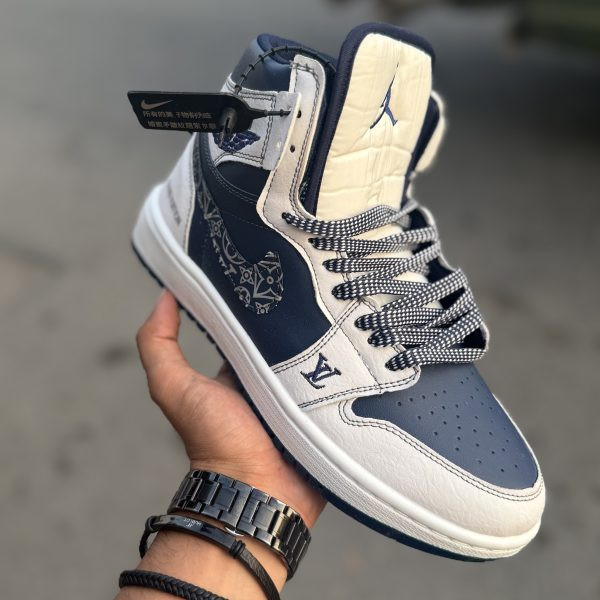 Air Jordan 1 ساقدار Louis Vuitton کد(1719)