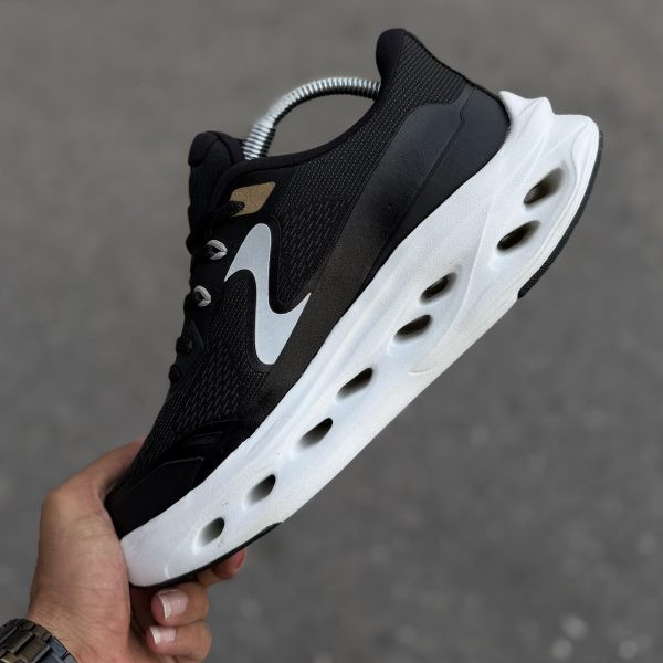 Skechers Xl🇨🇳 زیره تونلی مشکی سفید کد(1725)